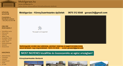 Desktop Screenshot of mobilgarazs.hu